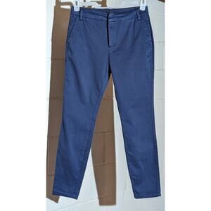 Tinsel Womens Navy Blue Chino Dress Pants Trousers Tapered Skinny Size 27 Size 4